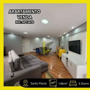 Apartamento com 3 Quartos à venda, 146m² no Santa Paula, São Caetano do Sul