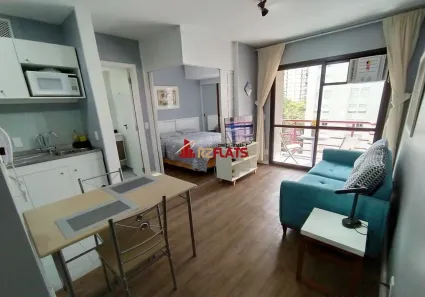 Flat com 1 Quarto para alugar, 35m² no Moema, São Paulo