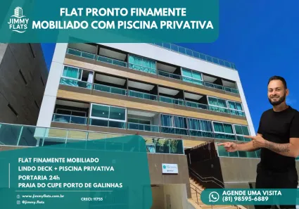 Apartamento com 1 Quarto à venda, 25m² no Cupe, Ipojuca