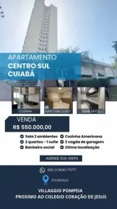 Apartamento com 2 Quartos à venda, 70m² no Centro-Sul, Cuiabá