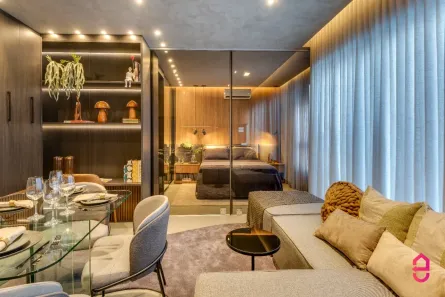 Apartamento com 1 Quarto à venda, 49m² no Setor Oeste, Goiânia