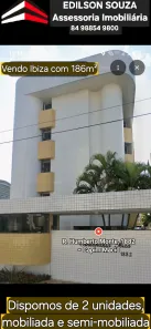 Apartamento com 3 Quartos à venda, 186m² no Capim Macio, Natal