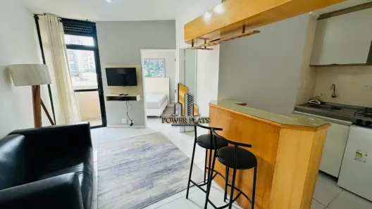Flat com 1 Quarto para alugar, 28m² no Indianópolis, São Paulo