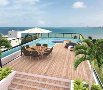 Flat com 1 Quarto à venda, 38m² no Ponta de Campina, Cabedelo
