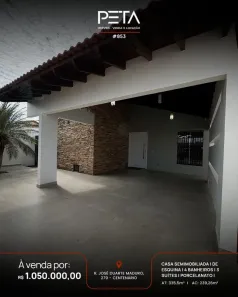 Casa com 2 Quartos à venda, 239m² no Centenário, Boa Vista