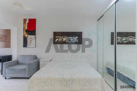 Apartamento com 1 Quarto para alugar, 33m² no Cidade Monções, São Paulo