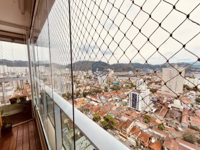 Apartamento com 3 Quartos para venda ou aluguel, 89m² no Campo Grande, Santos