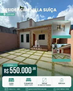 Casa com 2 Quartos à venda, 200m² no Tarumã, Manaus