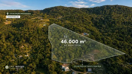Lote/Terreno à venda, 46578m² no Macacu, Garopaba