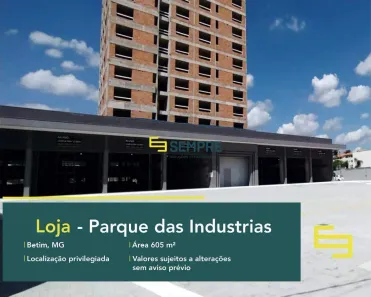 Ponto Comercial para alugar, 605m² no Betim Industrial, Betim