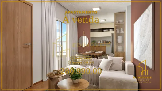 Apartamento com 2 Quartos à venda, 45m² no Porto Canoa, Serra