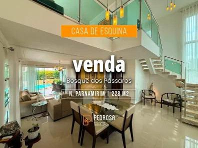 Casa de Condomínio com 4 Quartos à venda, 228m² no Parque do Jiqui, Parnamirim
