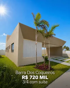 Casa de Condomínio com 3 Quartos à venda, 130m² no Zona de Expansão (Olhos D'Agua), Barra dos Coqueiros