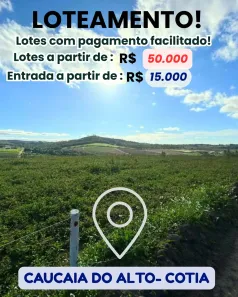 Lote/Terreno à venda, 500m² no Centro (Caucaia do Alto), Cotia