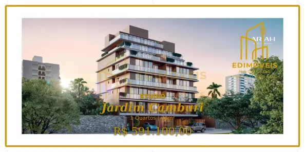 Apartamento com 1 Quarto à venda, 38m² no Jardim Camburi, Vitória