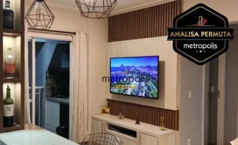 Apartamento com 2 Quartos para alugar, 64m² no Centro, São Caetano do Sul