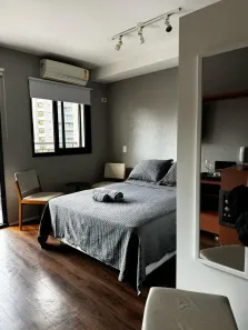 Apartamento com 1 Quarto para alugar, 30m² no Indianópolis, São Paulo
