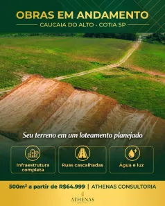 Lote/Terreno à venda, 500m² no Centro (Caucaia do Alto), Cotia