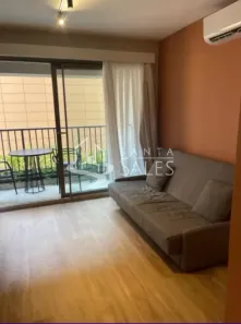 Apartamento com 1 Quarto para alugar, 43m² no Indianópolis, São Paulo