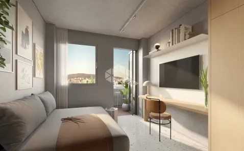 Apartamento com 1 Quarto à venda, 21m² no Menino Deus, Porto Alegre