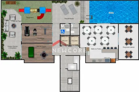Apartamento com 2 Quartos à venda, 51m² no Morretes, Itapema