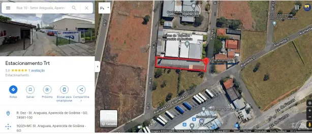 Lote/Terreno à venda, 720m² no Setor Araguaia Acréscimo, Aparecida de Goiânia