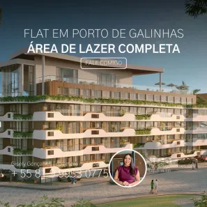 Apartamento com 1 Quarto à venda, 21m² no Porto de Galinhas, Ipojuca