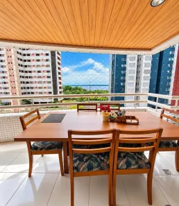 Apartamento com 4 Quartos para alugar, 165m² no Ponta Negra, Manaus