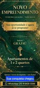 Apartamento com 2 Quartos para alugar, 44m² no Grajaú, Rio de Janeiro
