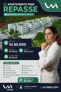 Apartamento com 2 Quartos à venda, 48m² no Tabuleiro do Martins, Maceió