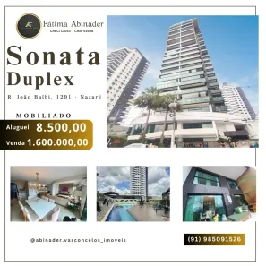 Apartamento com 2 Quartos para alugar, 150m² no São Brás, Belém
