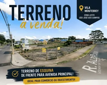Lote/Terreno à venda, 900m² no Vila Monterrey, São José dos Campos