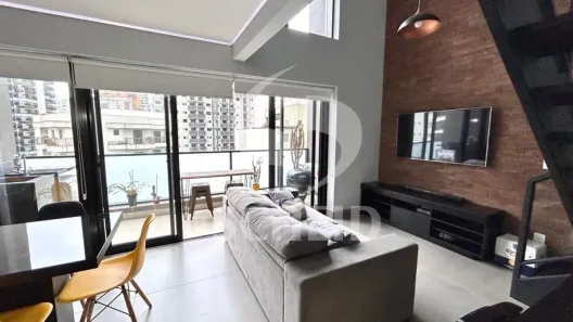 Apartamento com 1 Quarto para alugar, 55m² no Campo Belo, São Paulo