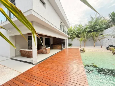 Casa de Condomínio com 5 Quartos para alugar, 450m² no Jardins Munique, Goiânia