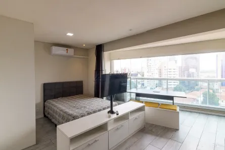 Apartamento com 1 Quarto para alugar, 34m² no Pinheiros, São Paulo