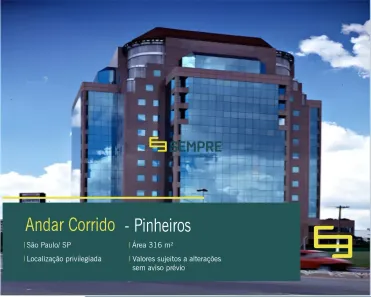 Sala Comercial para alugar, 316m² no Santo Amaro, São Paulo