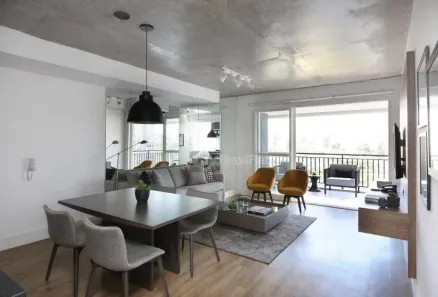 Flat com 1 Quarto para alugar, 63m² no Cidade Monções, São Paulo