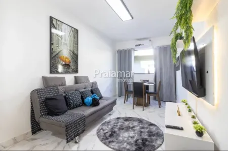 Apartamento com 1 Quarto à venda, 50m² no Catiapoa, São Vicente