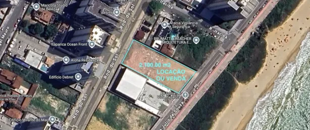 Lote/Terreno para alugar, 2100m² no Praia de Itaparica, Vila Velha