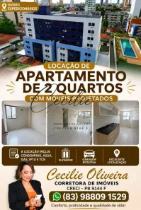 Apartamento com 2 Quartos para alugar, 10m² no Expedicionários, João Pessoa
