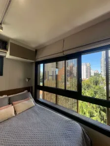 Apartamento com 1 Quarto para venda ou aluguel, 21m² no Moema, São Paulo