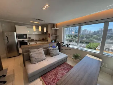 Apartamento com 1 Quarto para alugar, 40m² no Brooklin Paulista, São Paulo
