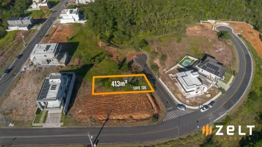 Lote/Terreno à venda, 413m² no Ponta Aguda, Blumenau