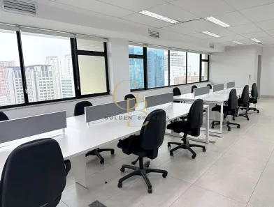 Sala Comercial para alugar, 130m² no Indianópolis, São Paulo