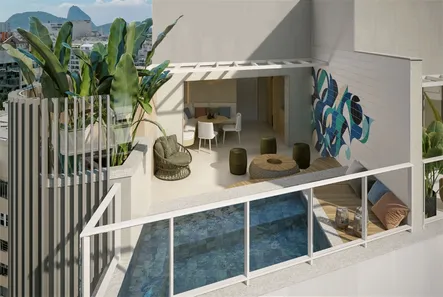 Apartamento com 1 Quarto à venda, 43m² no Copacabana, Rio de Janeiro