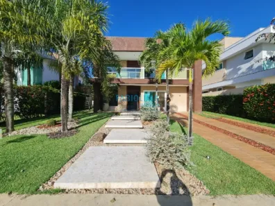 Casa de Condomínio com 5 Quartos para venda ou aluguel, 450m² no Alphaville (Abrantes), Camaçari