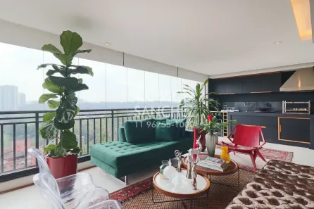 Apartamento com 3 Quartos para alugar, 190m² no Jardim Marajoara, São Paulo