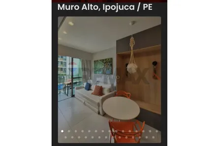 Apartamento com 1 Quarto à venda, 29m² no Muro Alto, Ipojuca