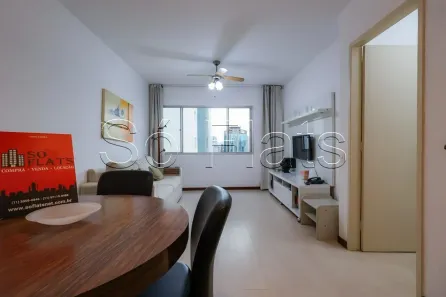 Flat com 1 Quarto para alugar, 42m² no Itaim Bibi, São Paulo