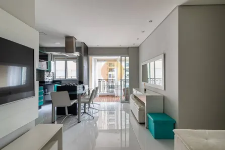 Apartamento com 1 Quarto para alugar, 50m² no Sítio Tamboré Alphaville, Barueri
